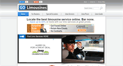 Desktop Screenshot of golimousines.com